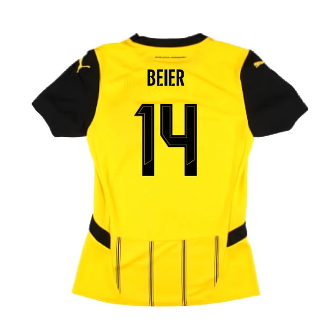 2024-2025 Borussia Dortmund Home Shirt (Ladies) (Beier 14) — Shop Online