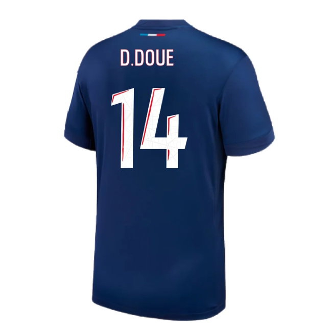 2024-2025 PSG Paris Saint Germain Home Shirt (Kids) (D.Doue 14) — Shop Online