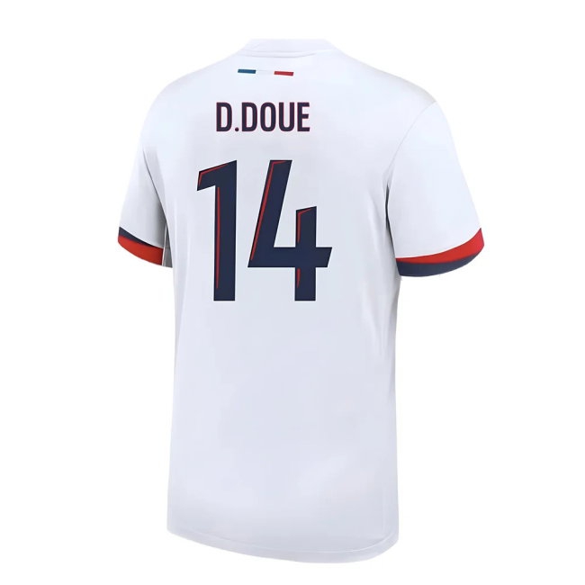 2024-2025 PSG Away Shirt (D.Doue 14) — Shop Online