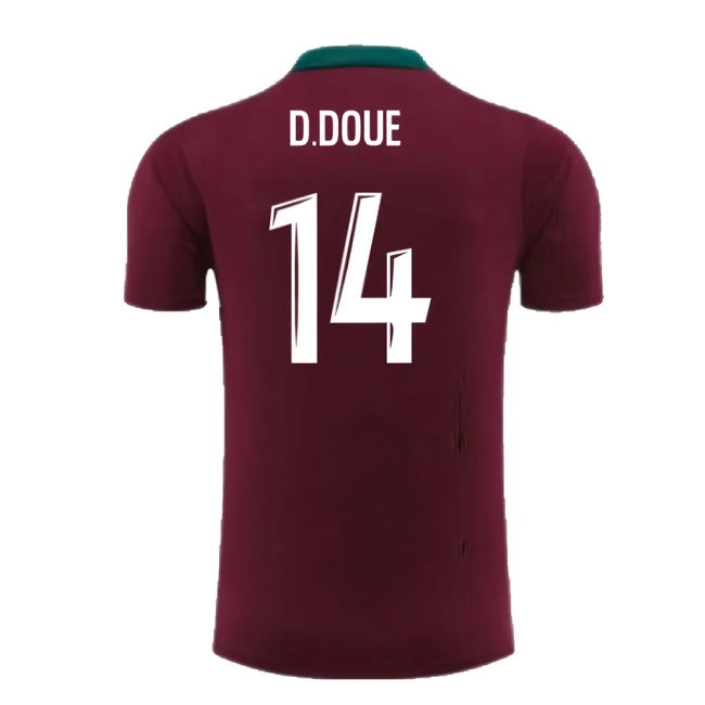 2024-2025 PSG Strike Dri-Fit Training Shirt (Bordeaux) - Kids (D.Doue 14) — Buy Now