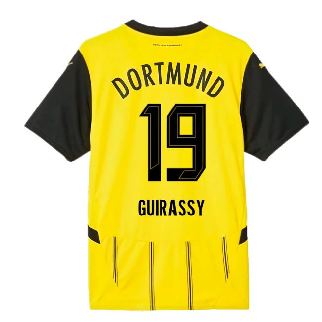 2024-2025 Borussia Dortmund Home Shirt (Guirassy 19) — Shop Now