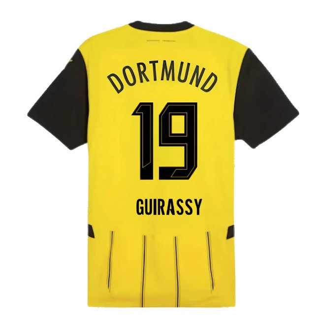 2024-2025 Borussia Dortmund Player Version Home Shirt (Guirassy 19) — Shop Online