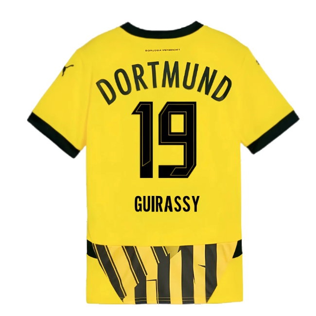 2024-2025 Borussia Dortmund Cup Shirt (Kids) (Guirassy 19) — Shop Online