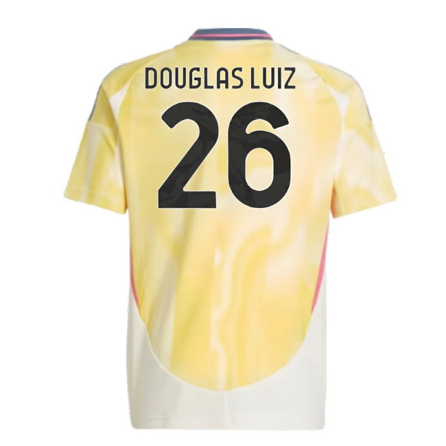 2024-2025 Juventus Away Shirt (Kids) (Douglas Luiz 26) — Buy Online
