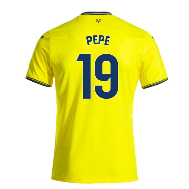 2024-2025 Villarreal Home Shirt (Pepe 19) — Buy Now