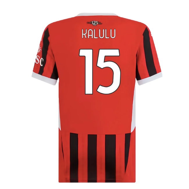 2024-2025 AC Milan Home Shirt (Womens) (Kalulu 15) — Buy Now