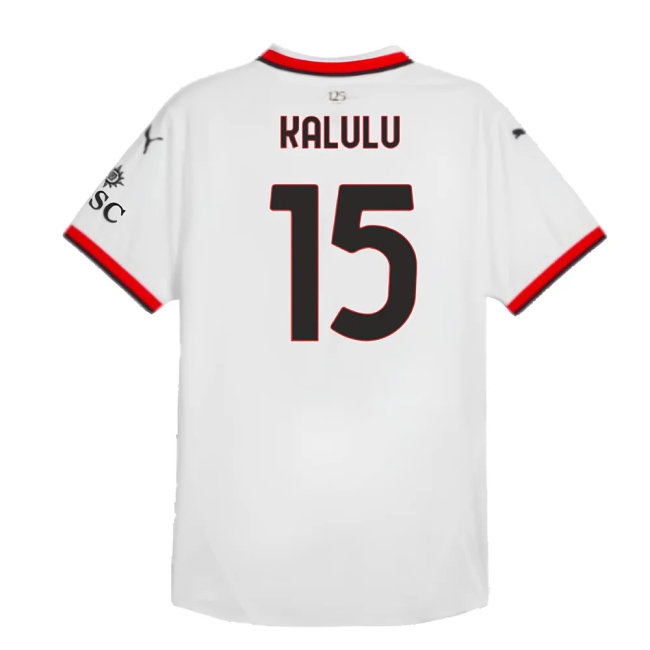 2024-2025 AC Milan Away Player Version Shirt (Kalulu 15) — Buy Online