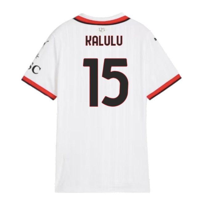2024-2025 AC Milan Away Shirt (Womens) (Kalulu 15) — Shop Online