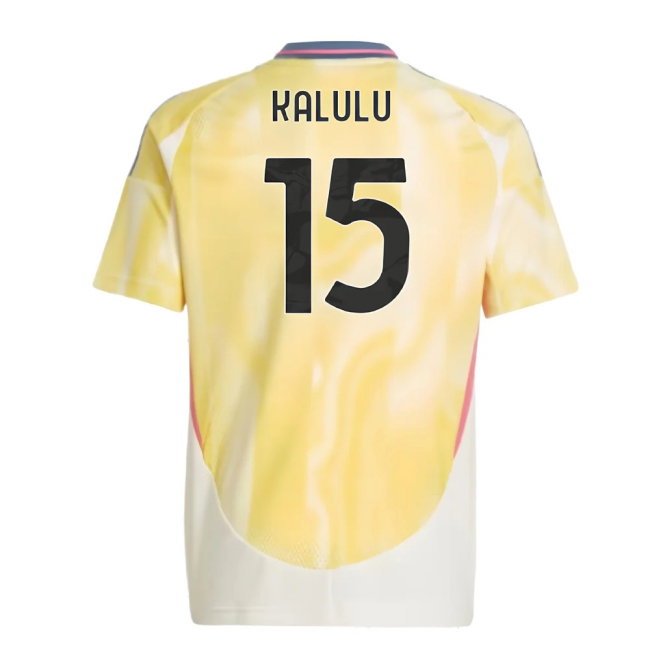2024-2025 Juventus Away Shirt (Kids) (Kalulu 15) — Shop Online