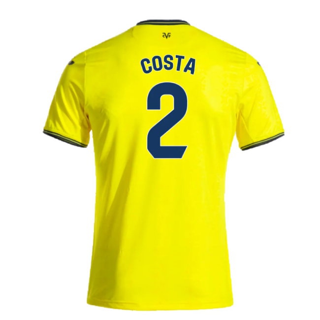 2024-2025 Villarreal Home Shirt (Costa 2) — Shop Online