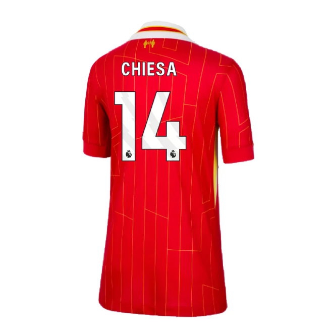 2024-2025 Liverpool Home Shirt (Kids) (Chiesa 14) — Shop Online