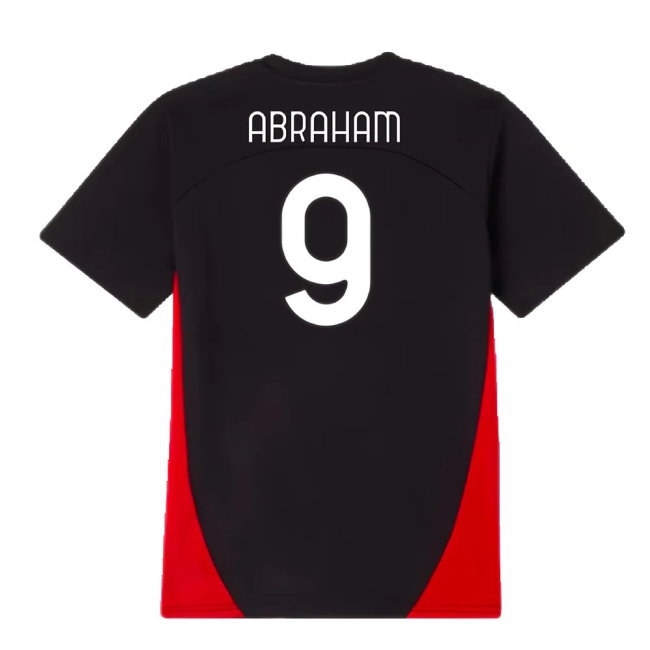 2024-2025 AC Milan Training Shirt (Black) - Kids (Abraham 9) — Buy Now