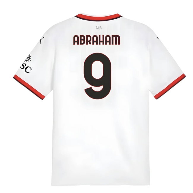 2024-2025 AC Milan Away Shirt (Abraham 9) — Buy Now