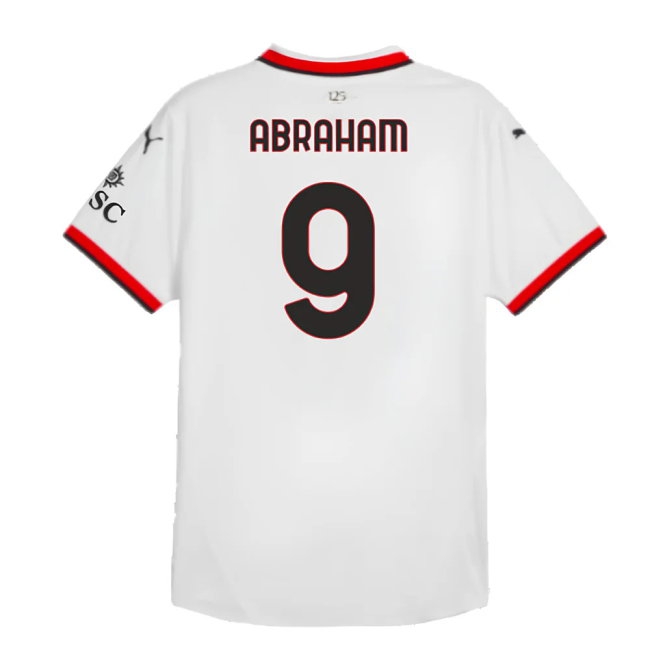 2024-2025 AC Milan Away Player Version Shirt (Abraham 9) — Shop Online