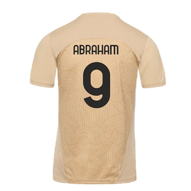 2024-2025 AC Milan Pre-Match Shirt (Putty) (Abraham 9) — Shop Online