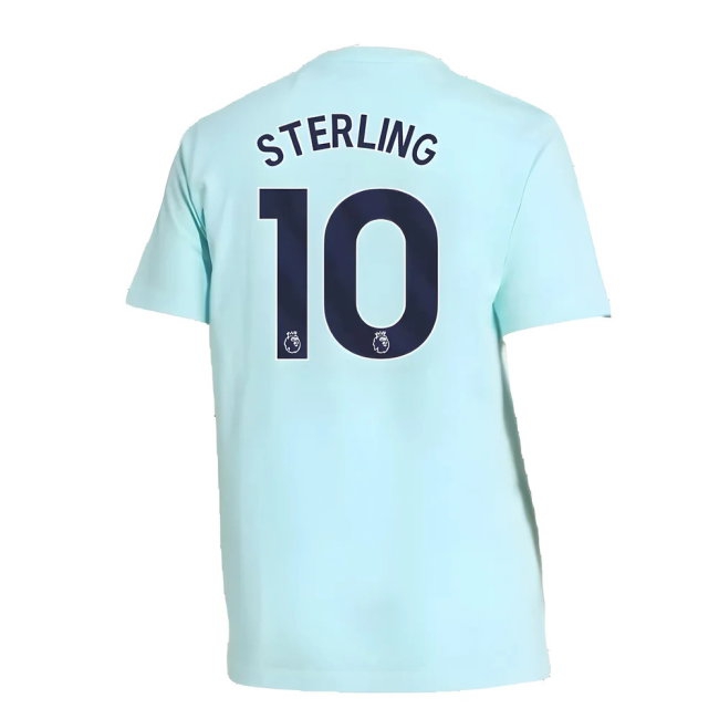 2024-2025 Arsenal Seasonal Tee (Clear Aqua) (Sterling 10) — Buy Online