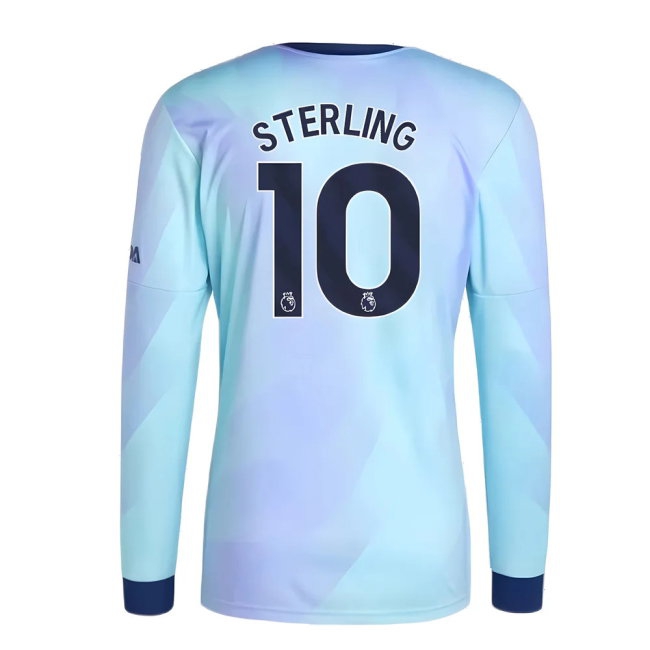 2024-2025 Arsenal Long Sleeve Third Shirt (Sterling 10) — Shop Now