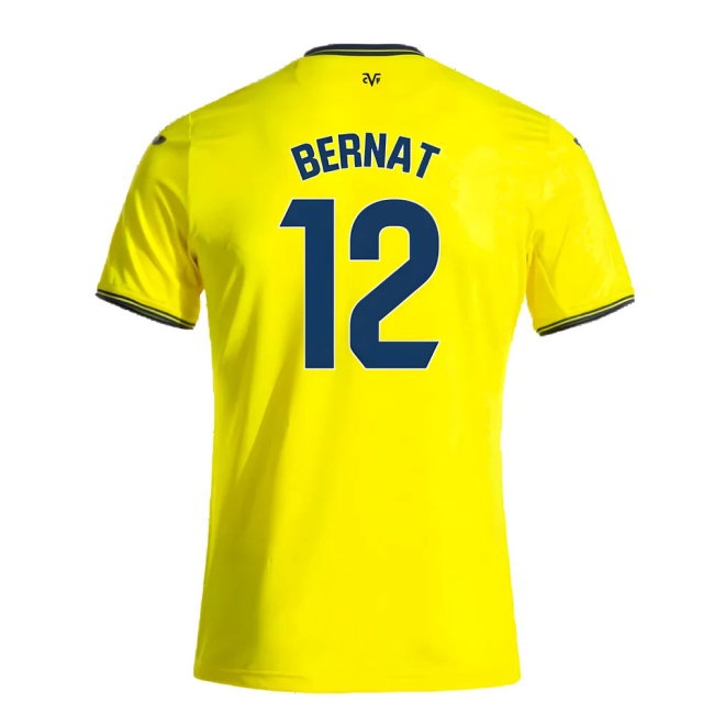 2024-2025 Villarreal Home Shirt (Bernat 12) — Shop Online