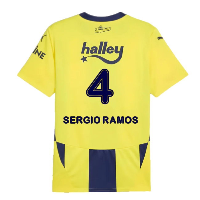 2024-2025 Fenerbahce Home Shirt (Sergio Ramos 4) — Buy Online