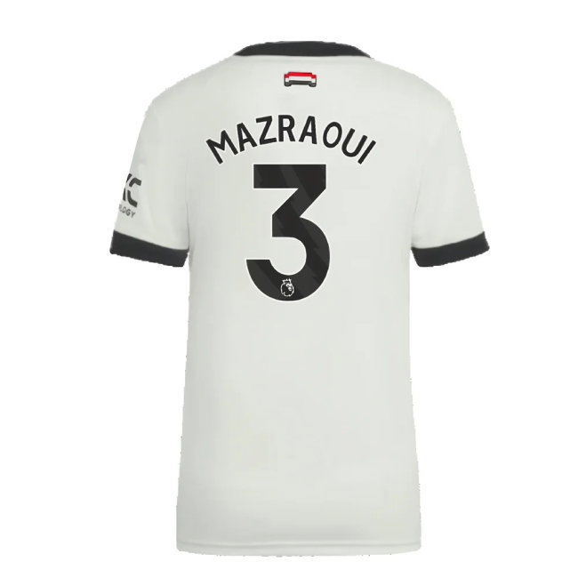 2024-2025 Man Utd Player Version Third Shirt (Womens) (Mazraoui 3) — Buy Now