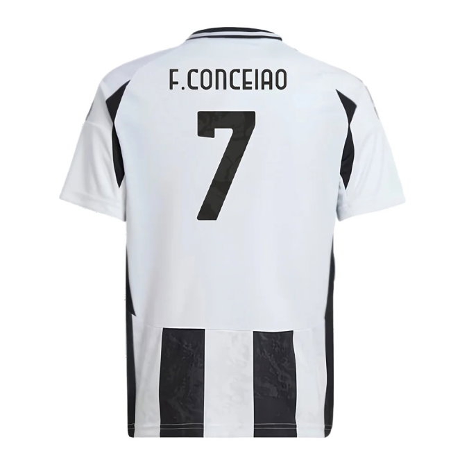 2024-2025 Juventus Home Shirt (Kids) (F.Conceiao 7) — Shop Now