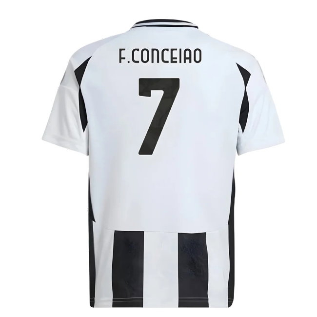 2024-2025 Juventus Home Mini Kit (F.Conceiao 7) — Buy Now