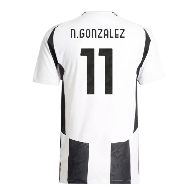 2024-2025 Juventus Player Version Home Shirt (N.Gonzalez 11) — Buy Now