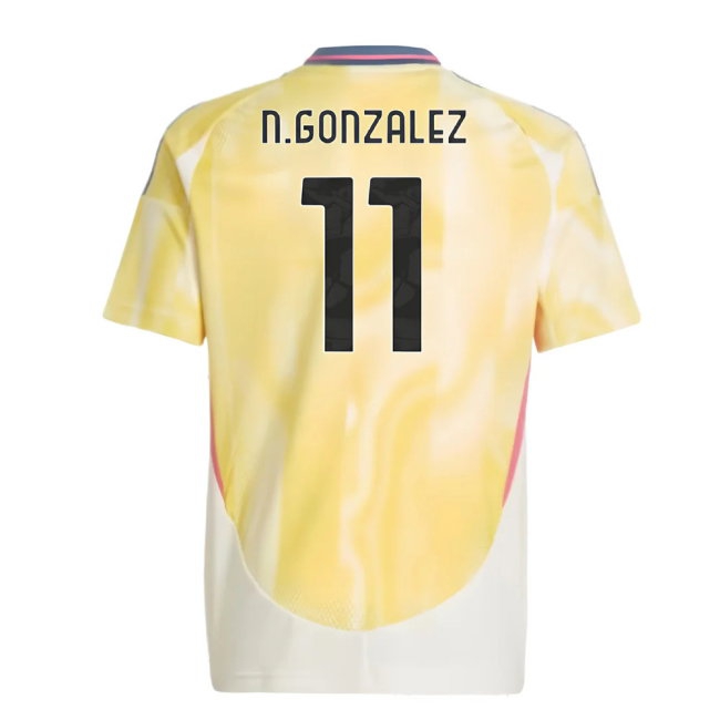 2024-2025 Juventus Away Shirt (Kids) (N.Gonzalez 11) — Buy Now