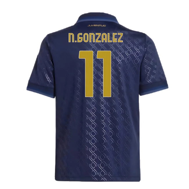 2024-2025 Juventus Third Shirt (Kids) (N.Gonzalez 11) — Buy Online