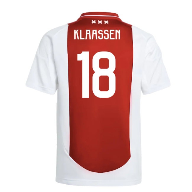2024-2025 Ajax Home Shirt (Kids) (Klaassen 18) — Buy Online