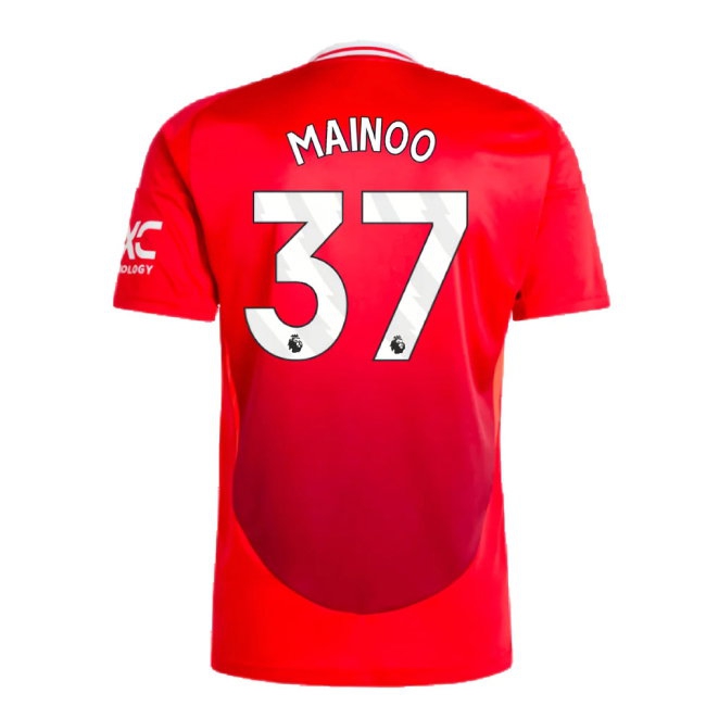 2024-2025 Man Utd Home Shirt (Mainoo 37) — Buy Online