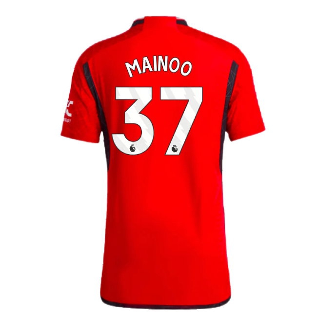 2023-2024 Man Utd Player Version Home Shirt (Mainoo 37) — Shop Online