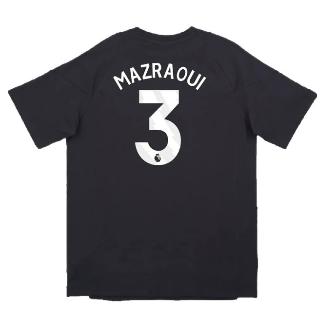 2024-2025 Man Utd EU Training Tee (Carbon) (Mazraoui 3) — Shop Online