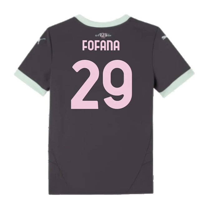 2024-2025 AC Milan Third Shirt (Kids) (Fofana 29) — Buy Online