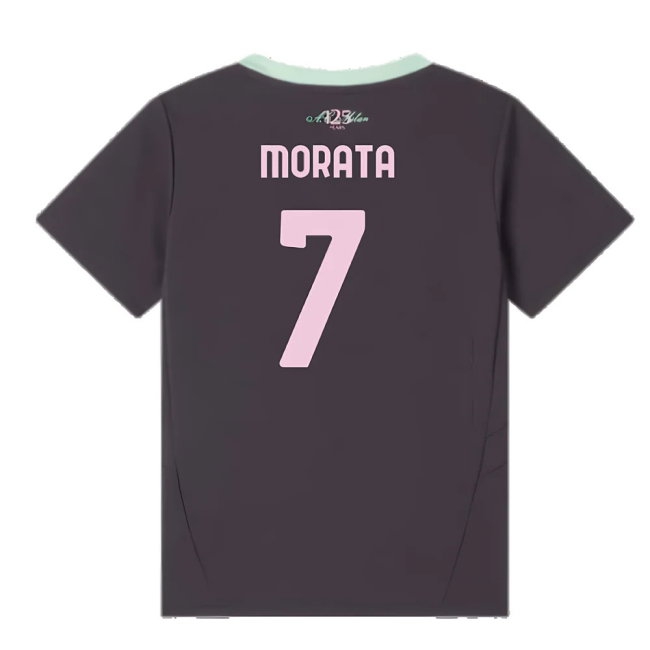 2024-2025 AC Milan Third Mini Kit (Morata 7) — Shop Online