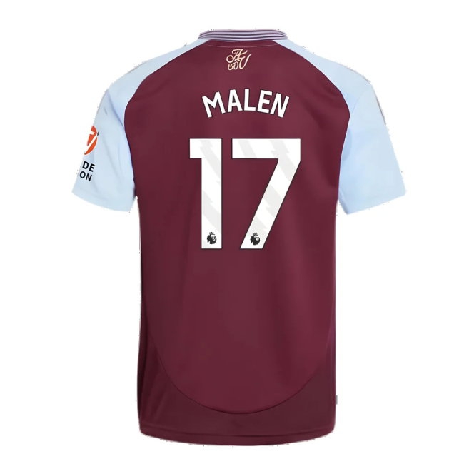 2024-2025 Aston Villa Home Shirt (Malen 17) — Shop Online