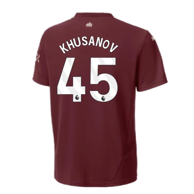 2024-2025 Man City Third Mini Kit (Khusanov 45) — Shop Now