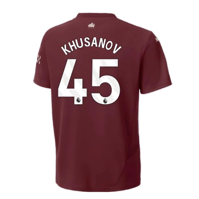 2024-2025 Man City Third Shirt (Kids) (Khusanov 45) — Buy Now
