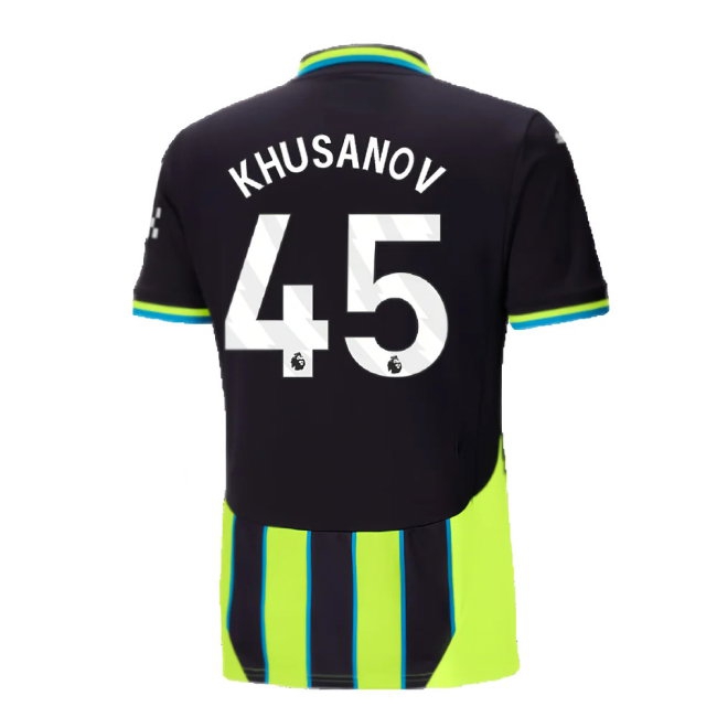 2024-2025 Man City Away Shirt (Khusanov 45) — Buy Online