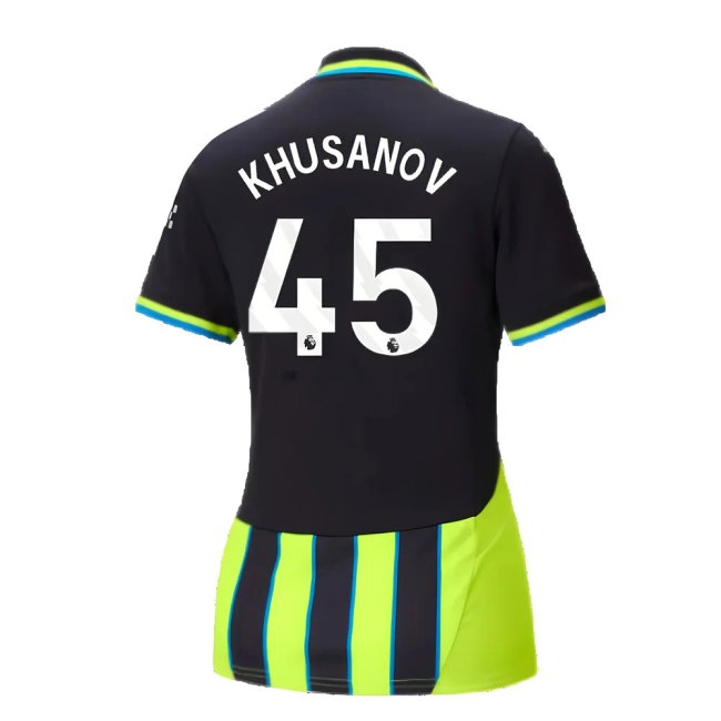 2024-2025 Man City Away Shirt (Womens) (Khusanov 45) — Buy Online