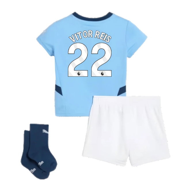 2024-2025 Man City Home Baby Kit (Vitor Reis 22) — Shop Online