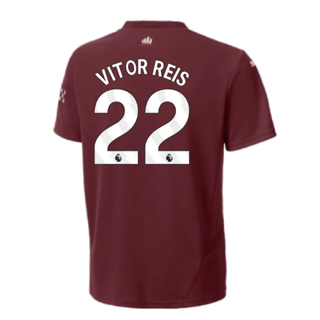 2024-2025 Man City Third Shirt (Kids) (Vitor Reis 22) — Buy Online