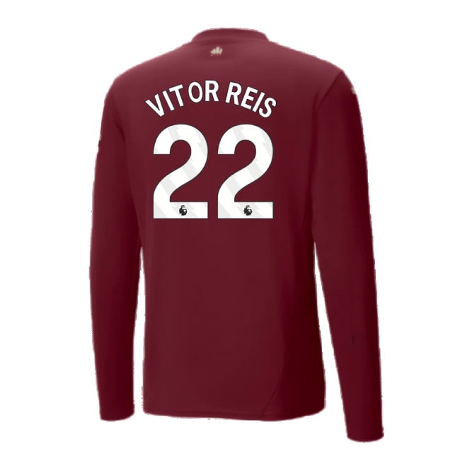 2024-2025 Man City Third Long Sleeve Shirt (Vitor Reis 22) — Shop Now