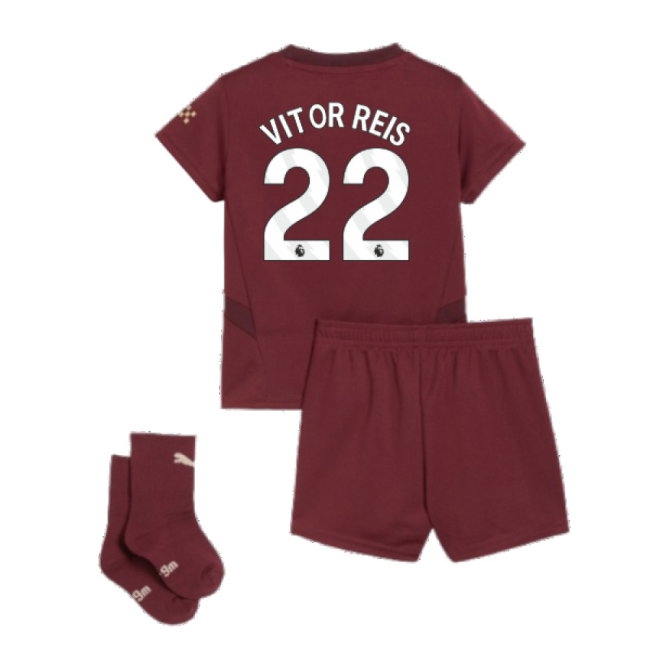2024-2025 Man City Third Baby Kit (Vitor Reis 22) — Shop Online