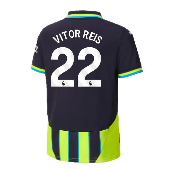 2024-2025 Man City Away Shirt (Kids) (Vitor Reis 22) — Shop Online