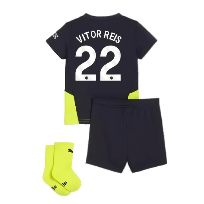 2024-2025 Man City Away Baby Kit (Vitor Reis 22) — Buy Now