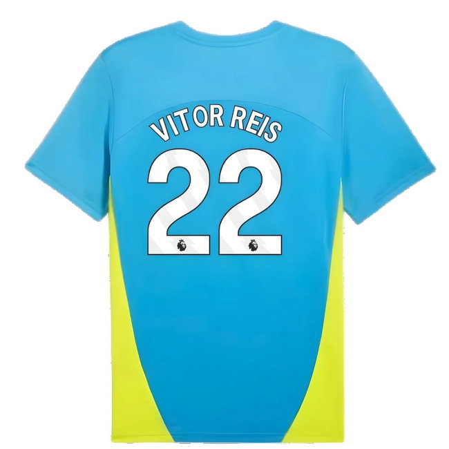 2024-2025 Man City Training Shirt (Magic Blue) (Vitor Reis 22) — Buy Now