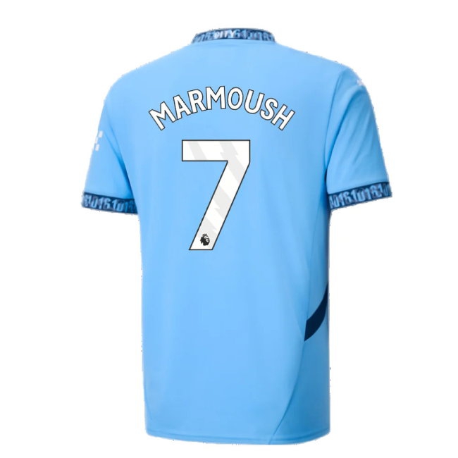 2024-2025 Man City Home Shirt (Marmoush 7) — Shop Online