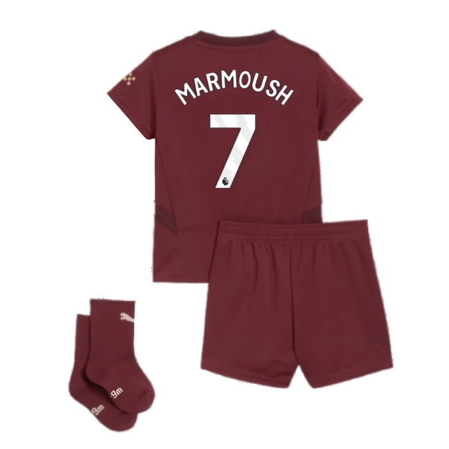 2024-2025 Man City Third Baby Kit (Marmoush 7) — Shop Online