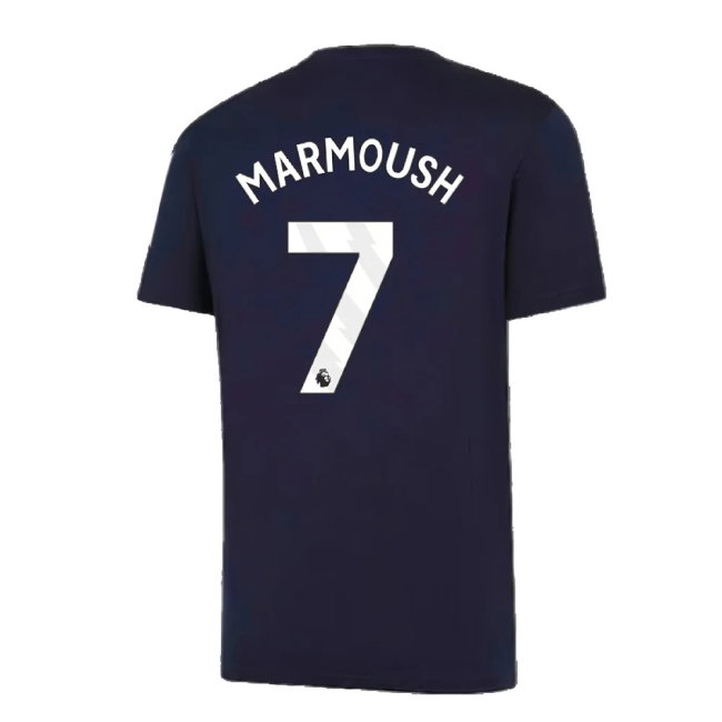 2024-2025 Man City Training Shirt (Inky Blue) - Kids (Marmoush 7) — Shop Online